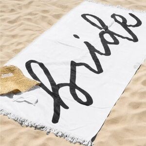 XO Fetti Bride Beach Towel